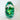 Glass Paperweight, Green Egg