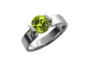 Behold Ring, Sterling Silver w/Gold Accents