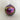 Ornament Deep Purple Hues with Gold Iridescence