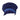 Hat, Bright Blue & Black Stripe